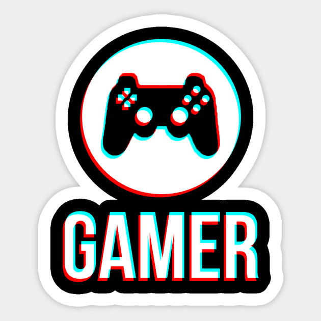 Gamer Sticker by Vask Ki